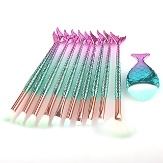  FEIYAN Mermaid Makeup Brush Set cashymart