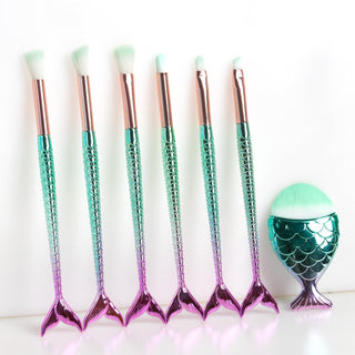  FEIYAN Mermaid Makeup Brush Set cashymart