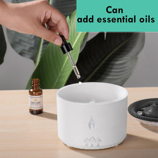  Multifunctional Aromatherapy Diffuser with Simulated Flame and Jellyfish Effects cashymart