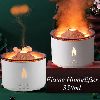  Multifunctional Aromatherapy Diffuser with Simulated Flame and Jellyfish Effects cashymart