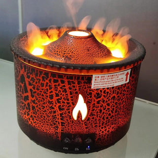  Multifunctional Aromatherapy Diffuser with Simulated Flame and Jellyfish Effects cashymart