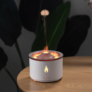  Multifunctional Aromatherapy Diffuser with Simulated Flame and Jellyfish Effects cashymart