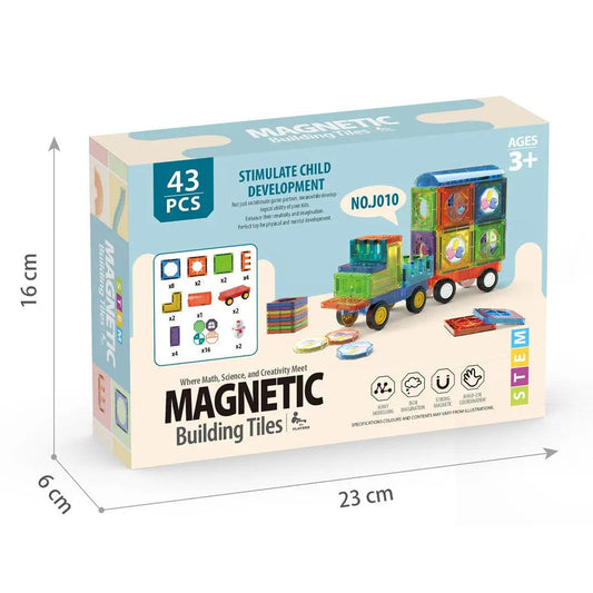  Magnetic Tiles Building Blocks cashymart