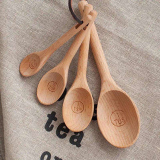  Measuring Wood Tablespoon Set cashymart