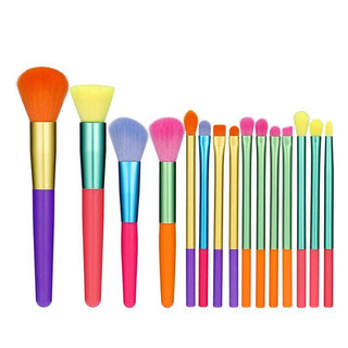  Neon Makeup Brush Set cashymart