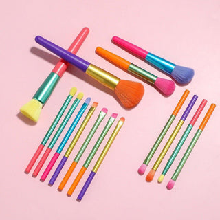  Neon Makeup Brush Set cashymart