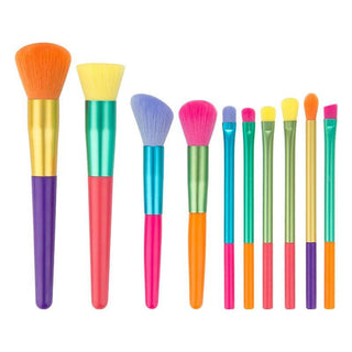  Neon Makeup Brush Set cashymart