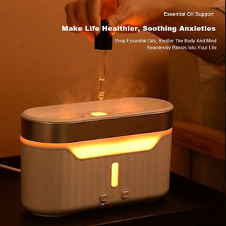  New Jellyfish Flame Lamp Humidifier cashymart