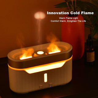  New Jellyfish Flame Lamp Humidifier cashymart