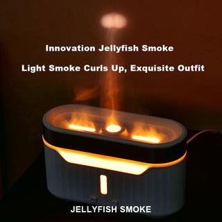  New Jellyfish Flame Lamp Humidifier cashymart