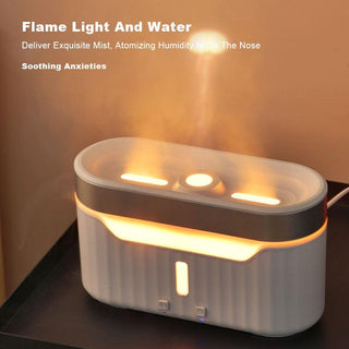  New Jellyfish Flame Lamp Humidifier cashymart