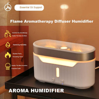  New Jellyfish Flame Lamp Humidifier cashymart