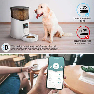  Automatic Cat Feeder WiFi Enable Smart Pet Dog Food Dispenser cashymart