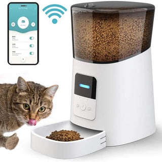  Automatic Cat Feeder WiFi Enable Smart Pet Dog Food Dispenser cashymart