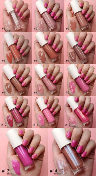 Pink Clear Nude Lip Gloss - cashymart