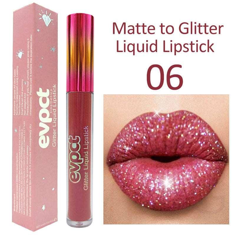  Vegan Glitter Lipstick cashymart