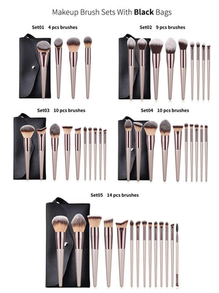  Vegan Makeup Brush Set cashymart