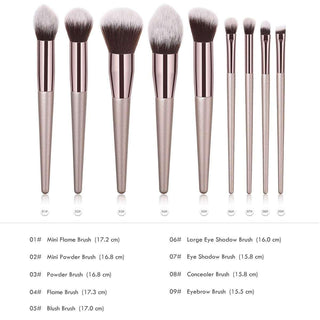  Vegan Makeup Brush Set cashymart