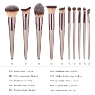  Vegan Makeup Brush Set cashymart