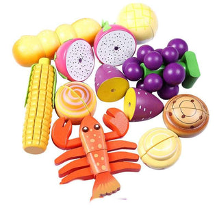  Wooden Fruit Toy Set cashymart